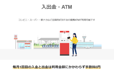 PayPay銀行は毎月1回手数料0円